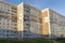 Nine-storey six-porch panel residential building in Russia