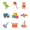 nine toys icons