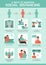 Nine ways to maintain social distancing infographic