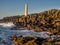 Ninini Point Lighthouse on Nawiliwili Bay in Kaua`i`