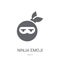 Ninja emoji icon. Trendy Ninja emoji logo concept on white background from Emoji collection