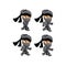 Ninja Game Sprites Suitable for side scrolling, action, and adventure game