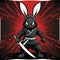 ninja rabbit ai generated image