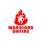 Ninja Warrior On Fire Logo