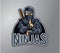 Ninjas logo design creative art