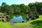 The Ninomaru Garden in Nijo-jo Castle,Kyoto Japan