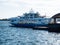 Ninoshima ferry boat docked at Ujina terminal of Hiroshima port