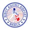 Ninoy Aquino Airport Manila stamp.