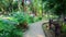 Ninoy Aquino Parks and Wildlife Center catwalk pathway in Quezon City, Philippines