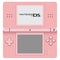 Nintendo DS lite vector pink color