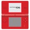 Nintendo DS lite vector red color