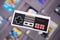 The Nintendo NES Retro Video Game Controller