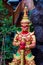 Nio or Kongorikishi wrathful and muscular guardians of the Buddha in Thailand wat