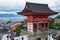 The Nio-mon Deva Gate at Kiyomizu-dera Temple. Kyoto. Japan