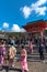 Nio-mon Gate or Nio Gate, the main entrance of Kiyomizu-dera Temple in Kyoto