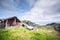 Nipa huts at the hills of Batanes, Philippines