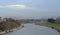 Nisava river in serbian city Nis