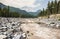 Nisqually River in mt Rainier National park,Washington,usa