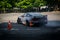 Nissan 180sx drift car during practice session in Indonesia drift series event