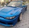 Nissan silvia s14 tuning Blue on show