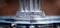 NISSWA, MN - 30 JUL 2022: Closeup of chrome Pontiac car grille