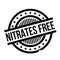 Nitrates Free rubber stamp