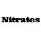Nitrates stamp on white