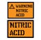 Nitric acid sign