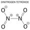 Nitrogen or dinitrogen tetroxide skeletal formula