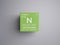 Nitrogen. Other Nonmetals. Chemical Element of Mendeleev\\\'s Periodic Table 3D illustration