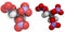 Nitroglycerine: molecular structure (3D)