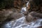 Niu de l`Aliga Waterfall in Alcover, Catalonia