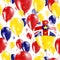 Niue Independence Day Seamless Pattern.