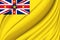 Niue waving flag illustration.