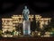 Nizami Square statue in old town of baku city azerbaijan