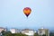 Nizhny Novgorod, Russia, 08.19.2021, Balloon aerostat, in the sky over the city, Nizhny Novgorod 800. Aerostat and