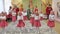 Nizhny Novgorod, Russia, Gleba Uspenskogo st., 1 a. Celebration in kindergarten. Children perform at a matinee in