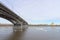 Nizhny Novgorod, Russia. - March 24.2017. Canavinsky bridge over