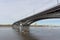Nizhny Novgorod, Russia. - March 24.2017. Canavinsky bridge over
