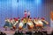 Nizhny Novgorod, Russia. - October 7.2018. Folk dances of children and teens in the Kremlin concert hall.