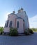Nizhny Novgorod, Russia. - September 23.2018. Church of All Saints in Sormovsky area near the cemetery.