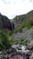 Njupeskar Waterfall in Fulufjallet National Park in Sweden