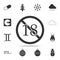 No 18 years old ,Under eighteen sign icon. Detailed set of web icons. Premium quality graphic design. One of the collection icons