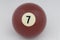 No 7 Pool Ball