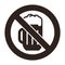 No alcohol sign