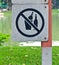 No alcohol sign