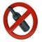 No alcohol sign