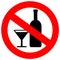 No alcohol sign