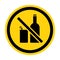 No alcohol sign, No Drinking alcohol