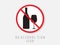 No Alcohol Sign Vector. Strike Through Red Circle. icon for symbol warning. Prohibiting Alcohol Beverages. Beer Beverage Stop Sign